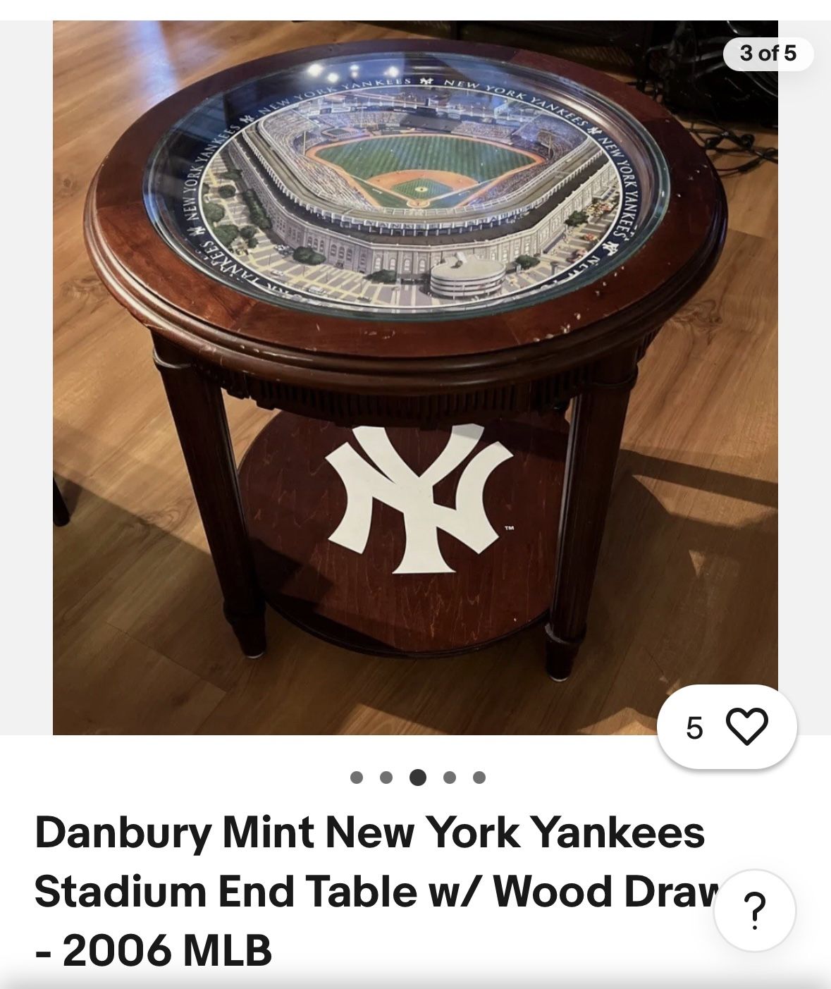 New York Yankee table 