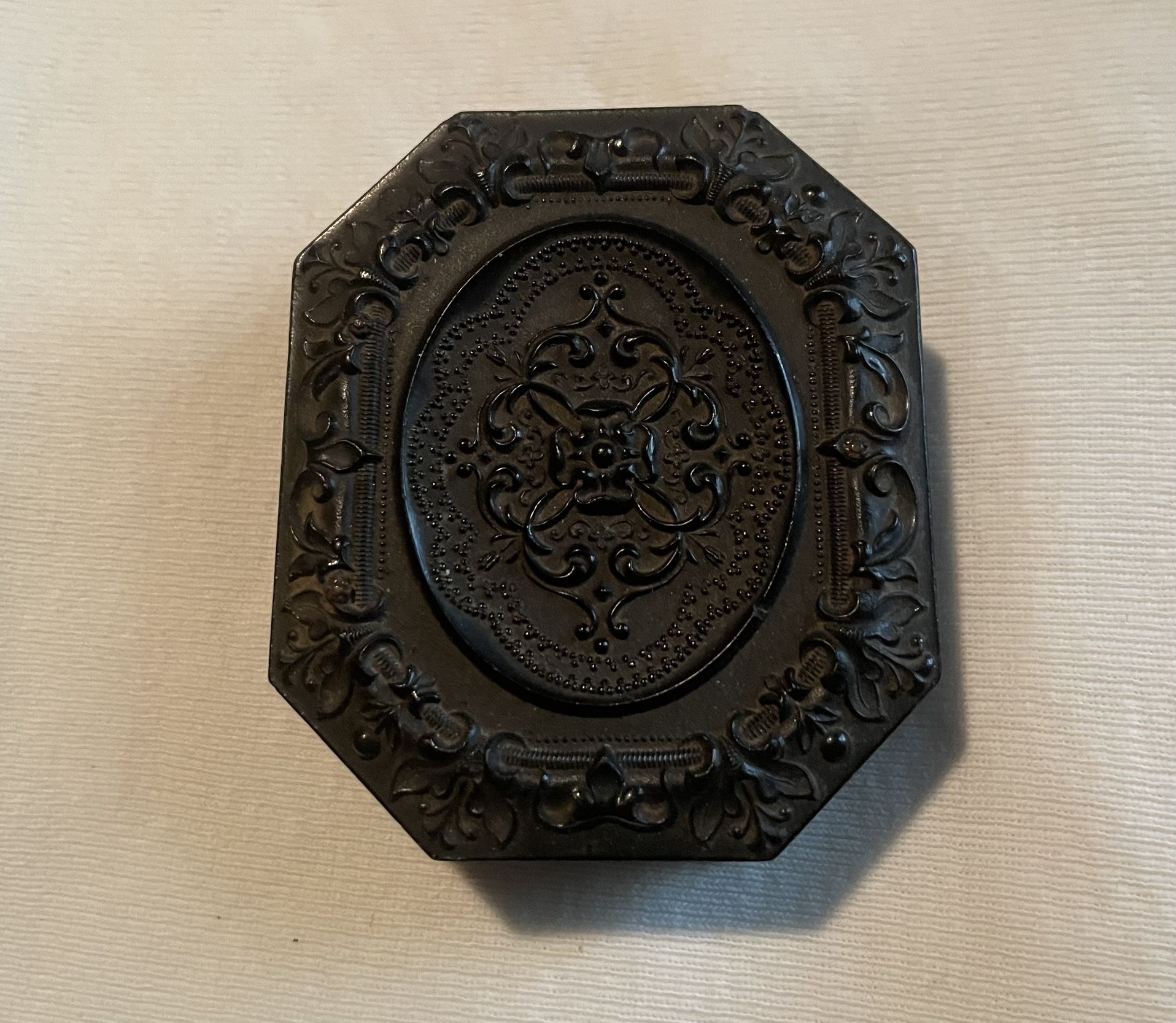 Antique Gutta Percha Photo Case