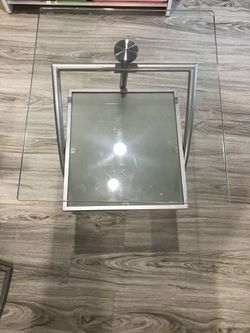 Small glass table