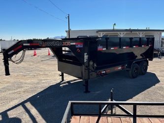 RawMaxx Gooseneck Roll Off Dump Trailer