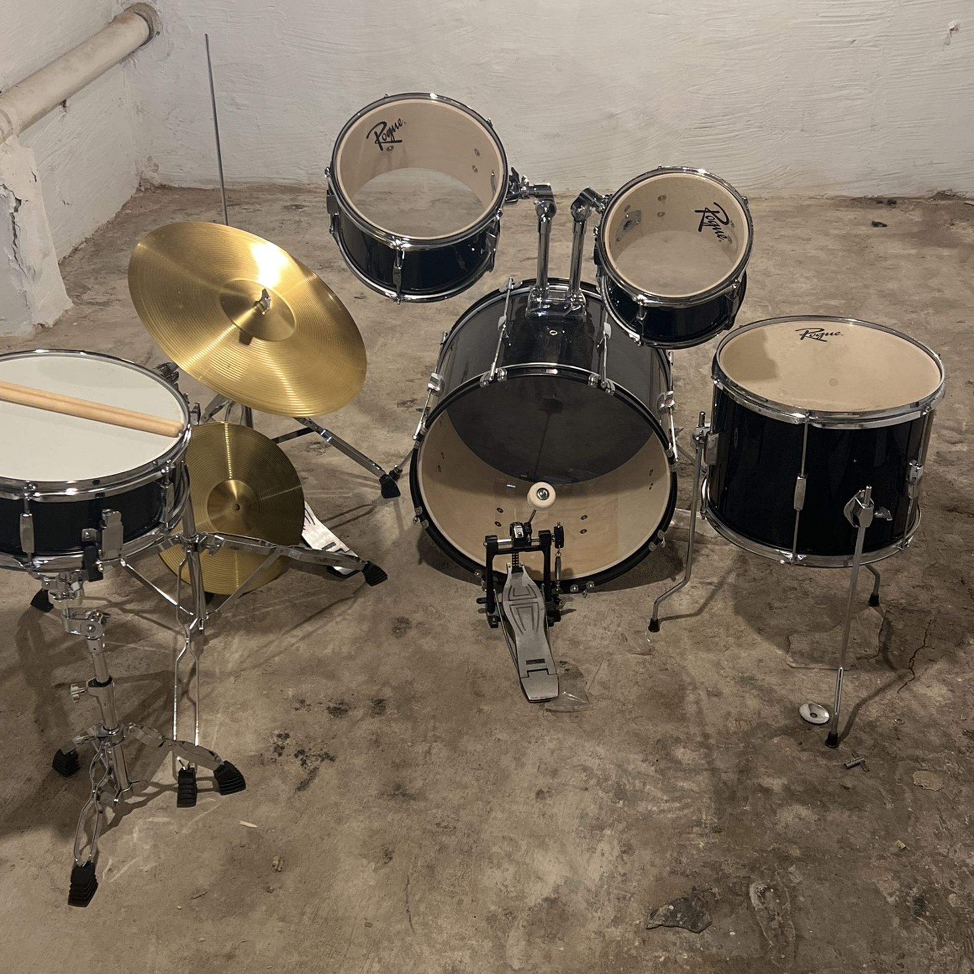 Rogue Full Drumset - Black