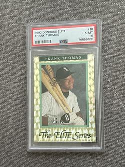 1992 Donruss Elite #18 Frank Thomas Elite Series PSA Graded Excellent-Mint #4848/10,000