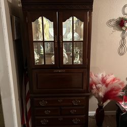 Beautiful Curio and Storage Cabinet