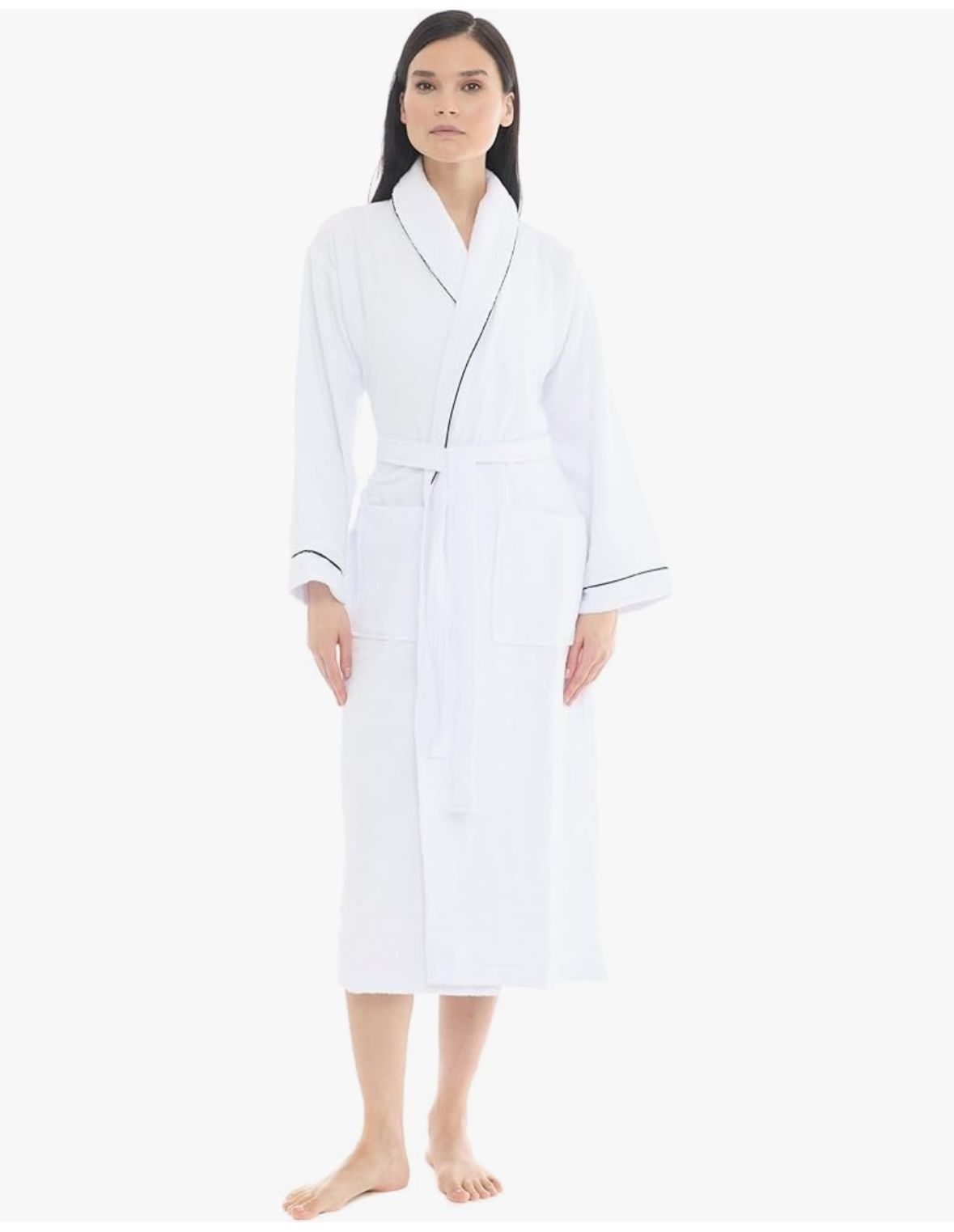 Luxurious Womens Robe, 100% Turkish Cotton, Luxury Robe for Women, Terry Cloth Long Spa Bathrobe