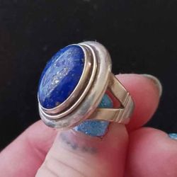 Lapis Lazuli Ring .925