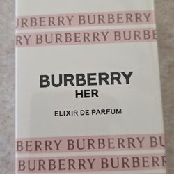 NEW IN SEALED Box Burberry Her Elixer Parfum 3.3 Oz Firm Retails $200 With TAX $150 FIRM
