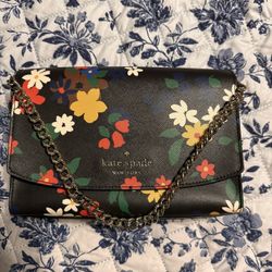 Floral Kate Spade Crossbody Purse 