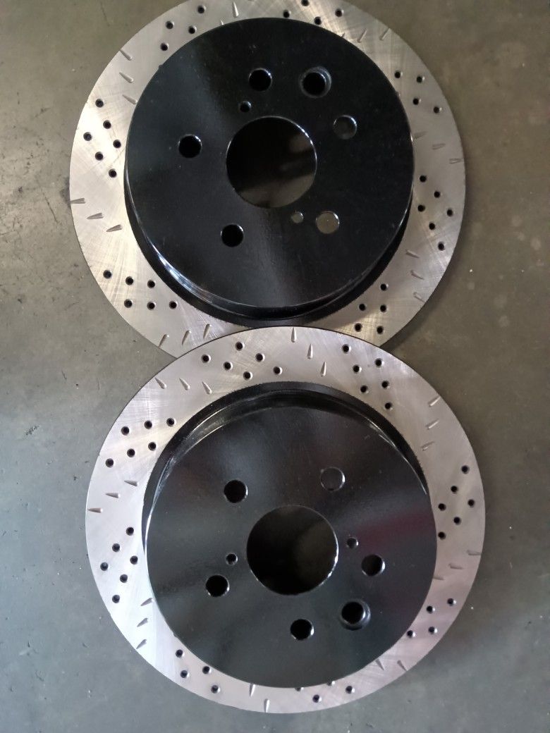 StopTech Sport Drilled & Slotted 1-Piece Front Brake Rotor for 11-18