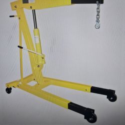 Floor Crane with Telescopic Boom 6000 LB Capacity 