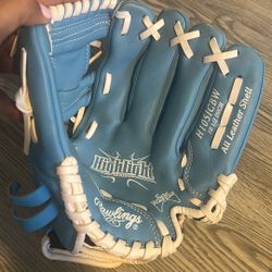 Rawlings Catching On Left  Hand Glove. 10.5 Inches Kids Glove 