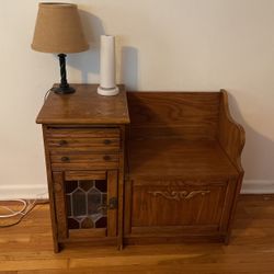 Phone chair antique clearance