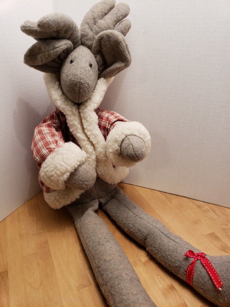 2' GRAY MOOSE - VINTAGE WORLD BAZAAR - WEIGHTED BOTTOM