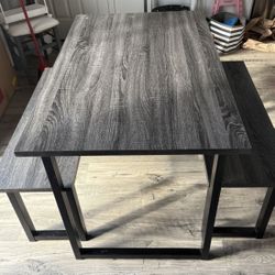 Gray Kitchen table 