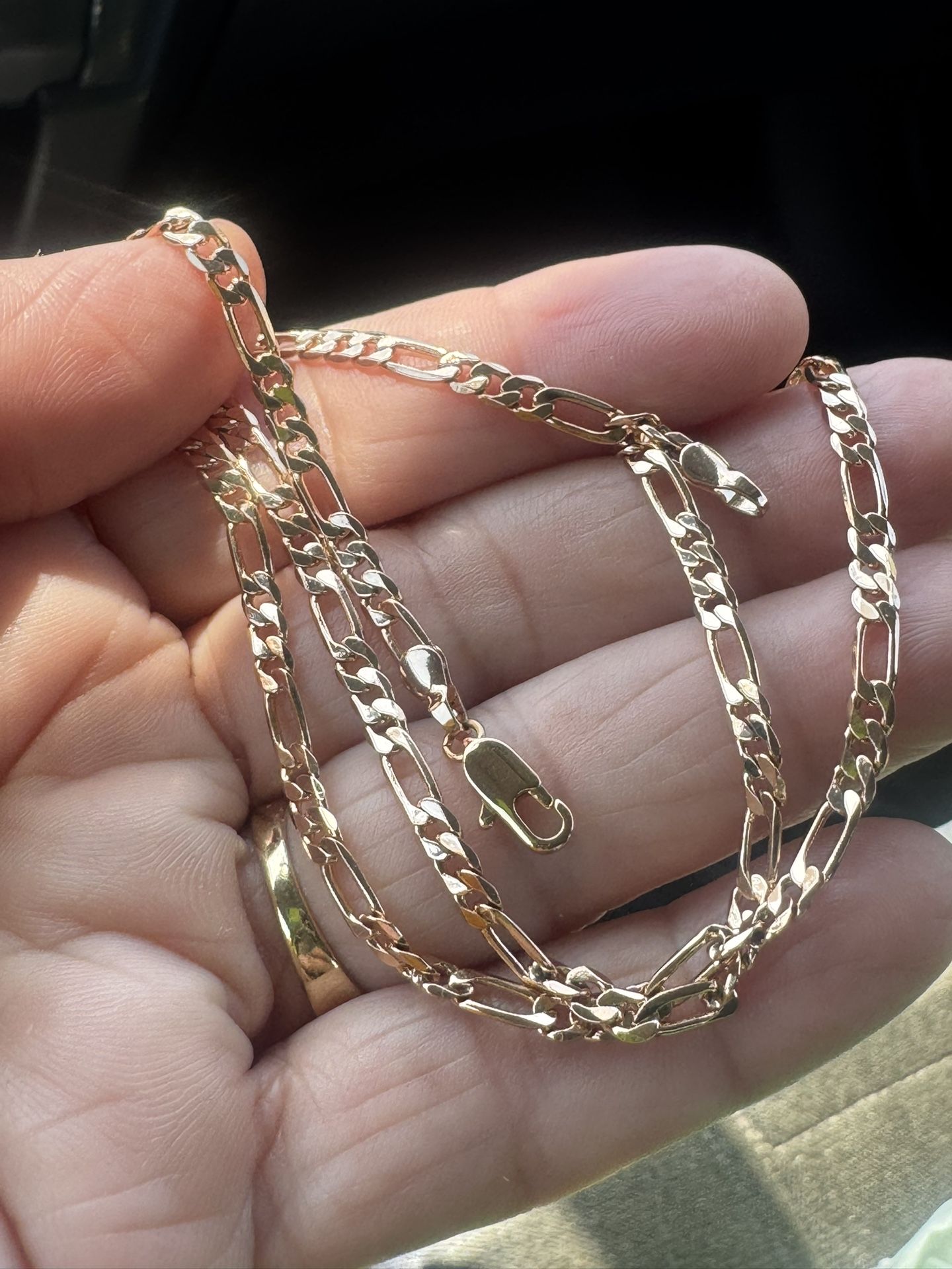 18k gold plated necklace