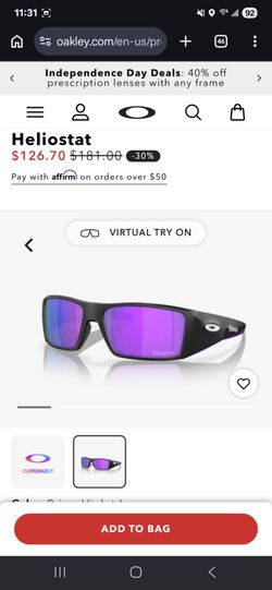 Oakley Heliostat Minnesota Vikings