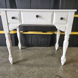 Vintage Shabby Chic Small Desk Or Console Table