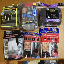 Men’s boxer brief and socks bundle size large