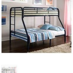 Metal Twin Over Full Bunkbed