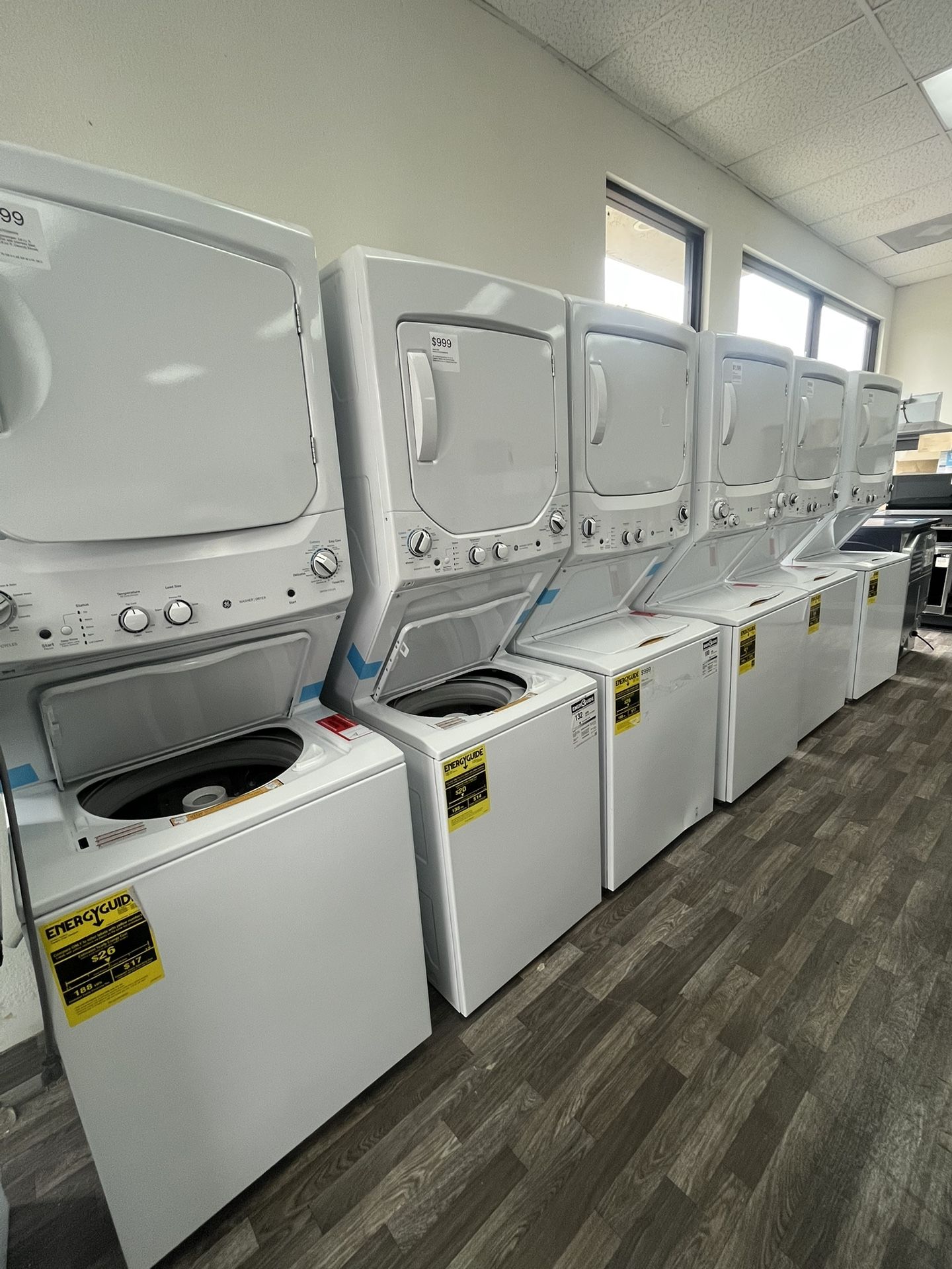 GE SpaceMaker Laundry Towers Available In Gas Or Electric Starting At $999