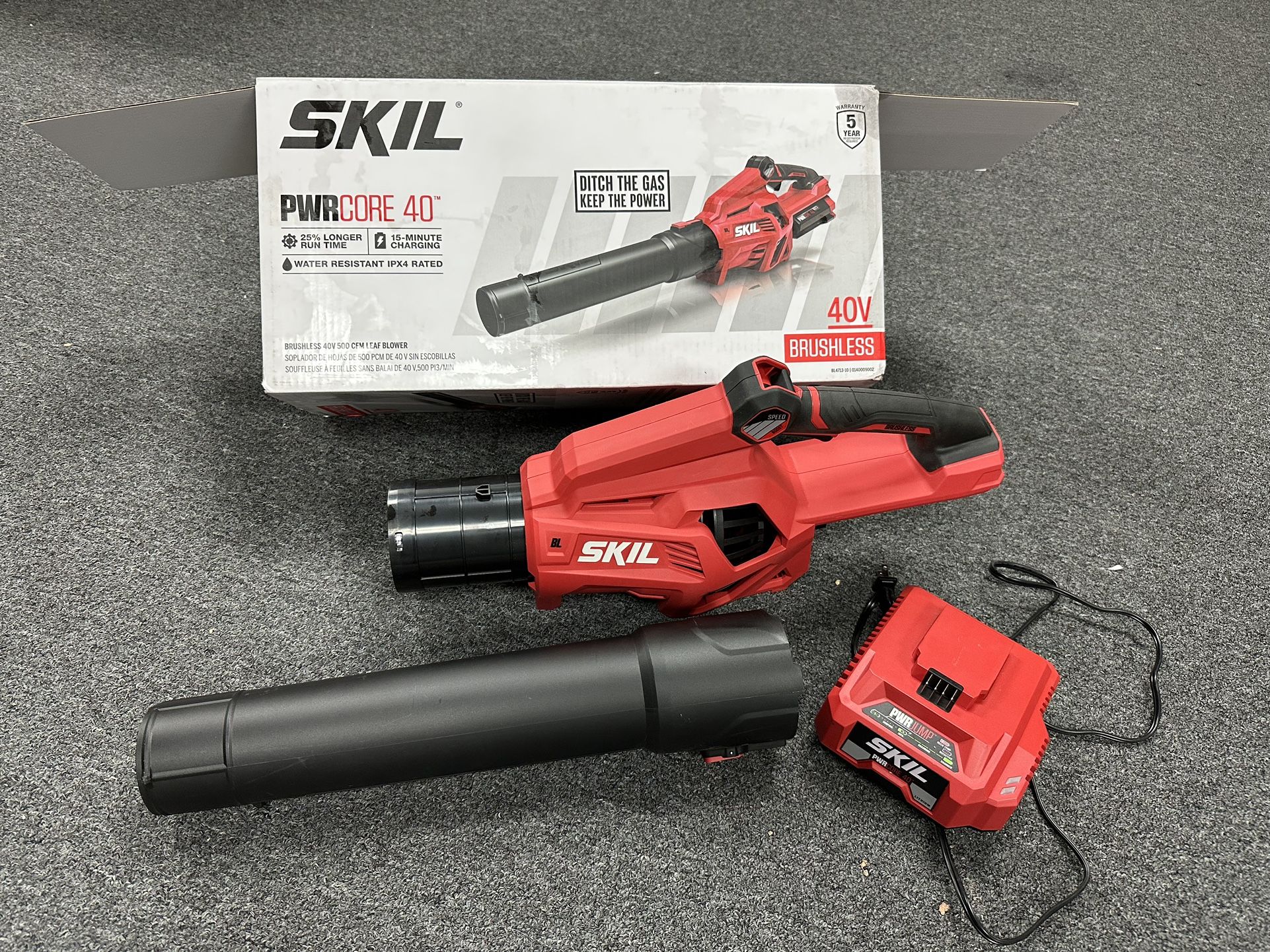 New Skil Power Core 40 Volt Leaf Blower