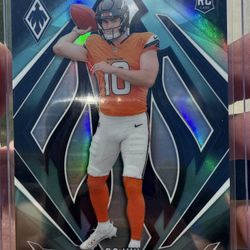 2024 Panini Phoenix - Teal Rookies Bo Nix #159 (RC)  68/72