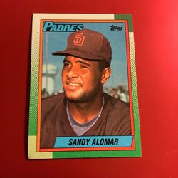 Padres * Sandy Alomar Baseball Trading Card For Sale 