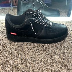 Black AF1 Supreme