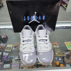 Nike Air Jordan 11 Retro Low Cement Grey/White (AV2187-140) Men’s Size 9.5