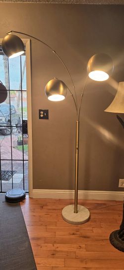 Gold 3 Branch Tall Lamp