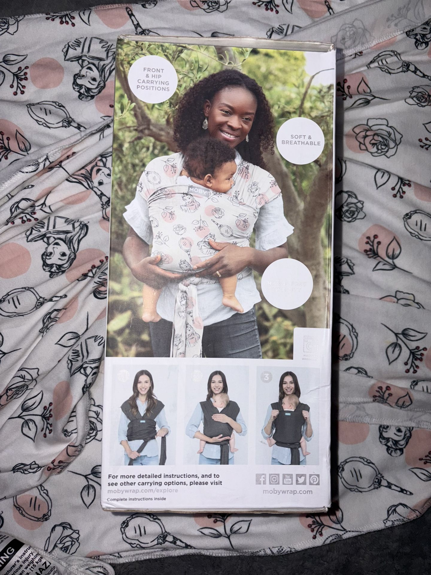 Moby Baby Wrap Disney Belle