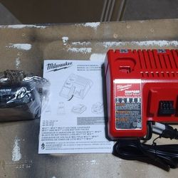 Milwaukee Charger & 3.0 High Output Battery