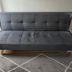 Grey Modern Serta Futon - A Couch Or A Bed