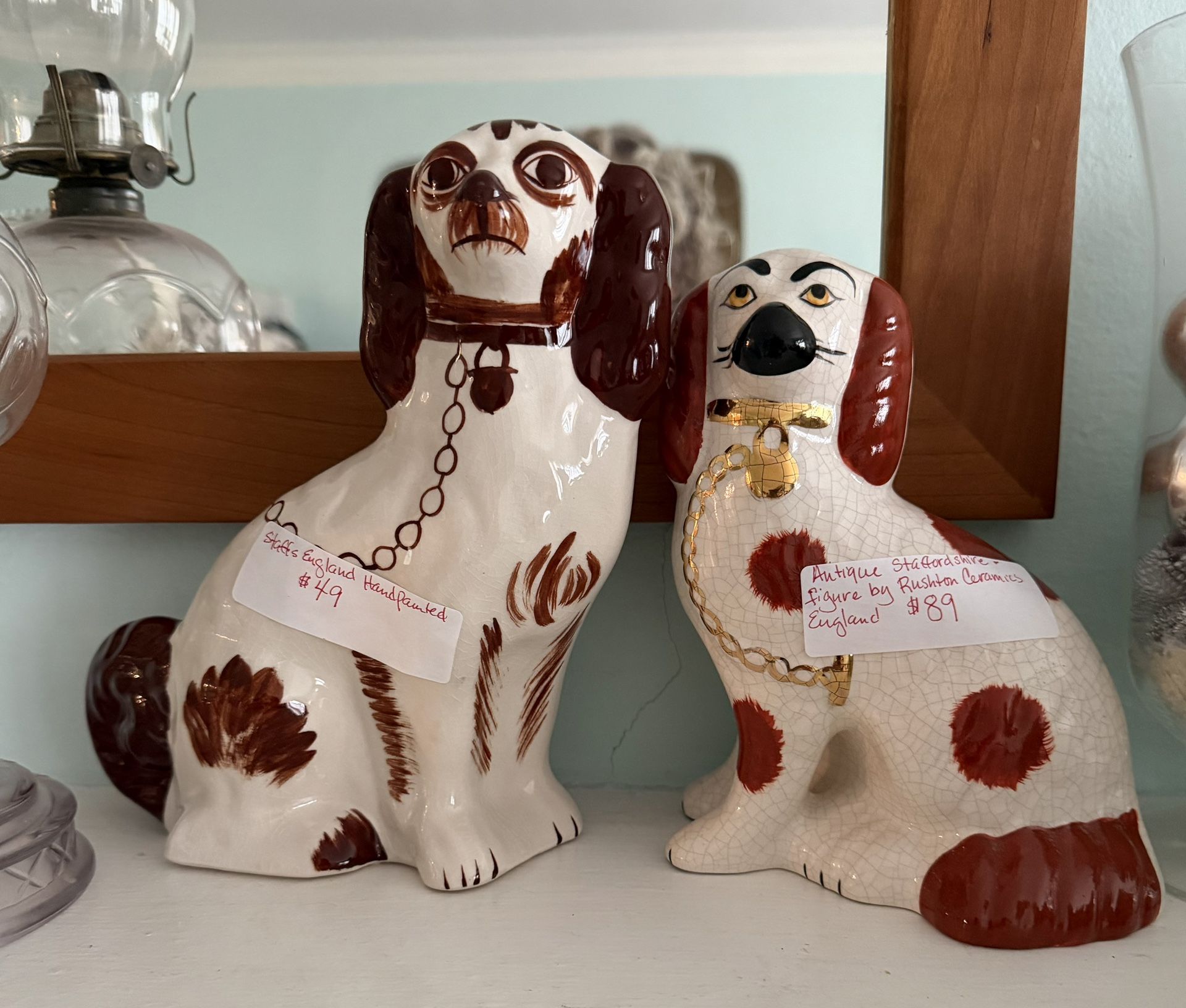Antique Dog Statutes