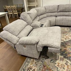 Ashley Reclining Sectional Sofa Couch McClellan 