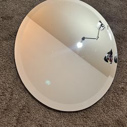 Mirror, Round And It Hang Two Different Ways, $10, Pickup Only 