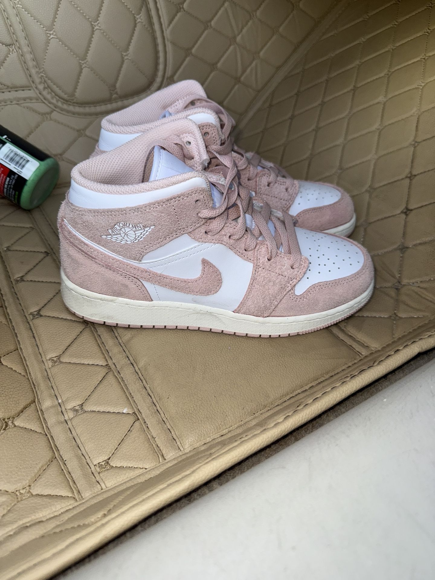 Nike Air Jordan Woman Blush Pink Suede