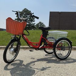 Electric Tricycle For Adults - Pedal Assist & Throttle - BRAND NEW IN THE BOX