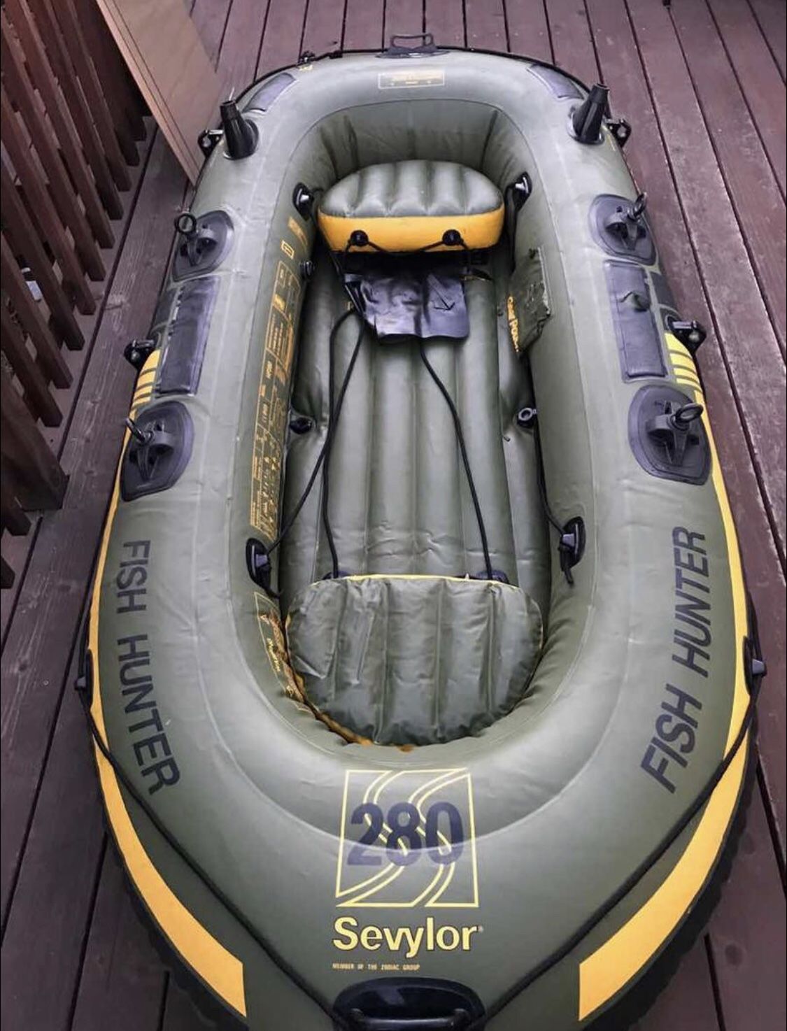 Sevylor 280 fish hunter raft for Sale in West Hollywood, CA OfferUp