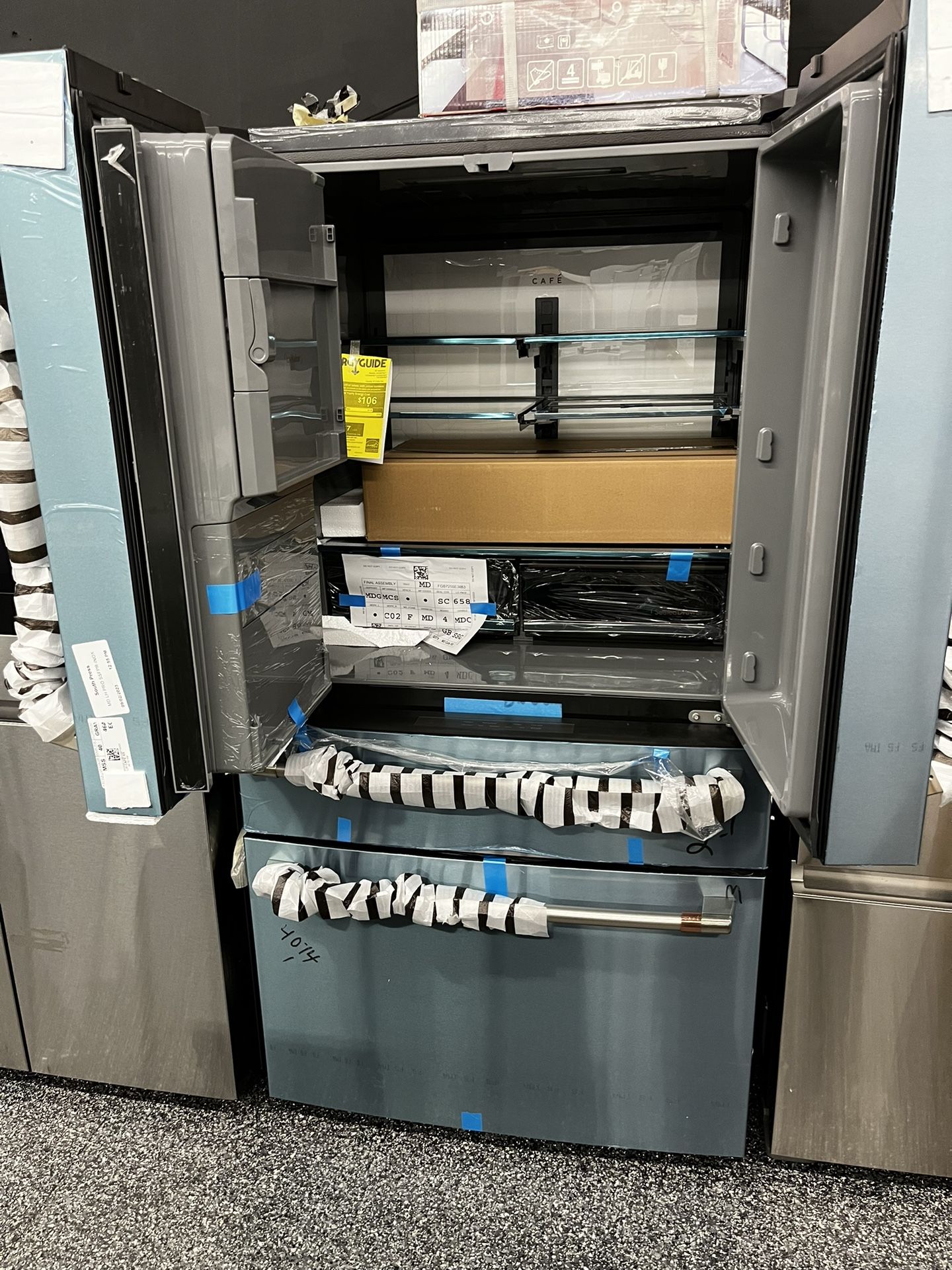 New Stainless Steel Café 4 Door Smart Refrigerator