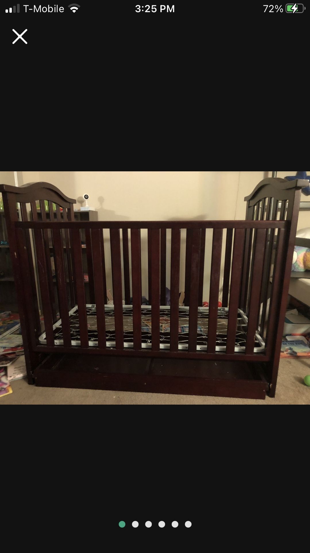 Hudson Classic Crib. Bonavita Fine Children’s Furnishings. Color: Classic Cherry . Convertible.