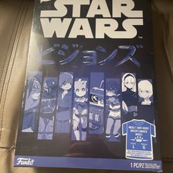 Star Wars Funko Pop! Unisex T Shirt Large Size New Sealed Collectors Sci Fi Fun