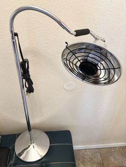 Vintage Art Deco Medical/Dental Stand Up Flex Heat Lamp 60” Tall***