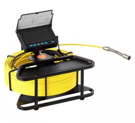 Vevor Sewer Camera 164 ft./50m 4.3 in. Drain Inspection Camera IP68 Waterproof Snake Plumbing Camera with Lights