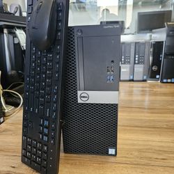 Dell Optiplex PC Desktop Tower Gaming Computer, Intel Quad Core i7, 12GB MEMORY, 256GB M2,1TB HDD, Win Pro OS 