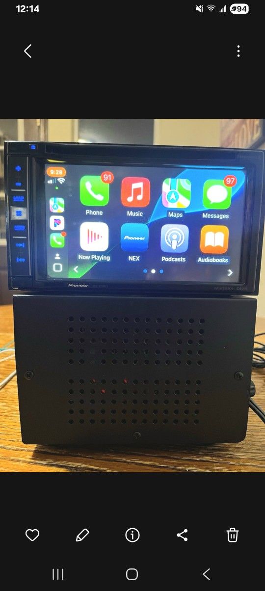 Pioneer Avic-5100Nex Car Stereo DVD Bluetooth Apps Carplay Android $120firm 