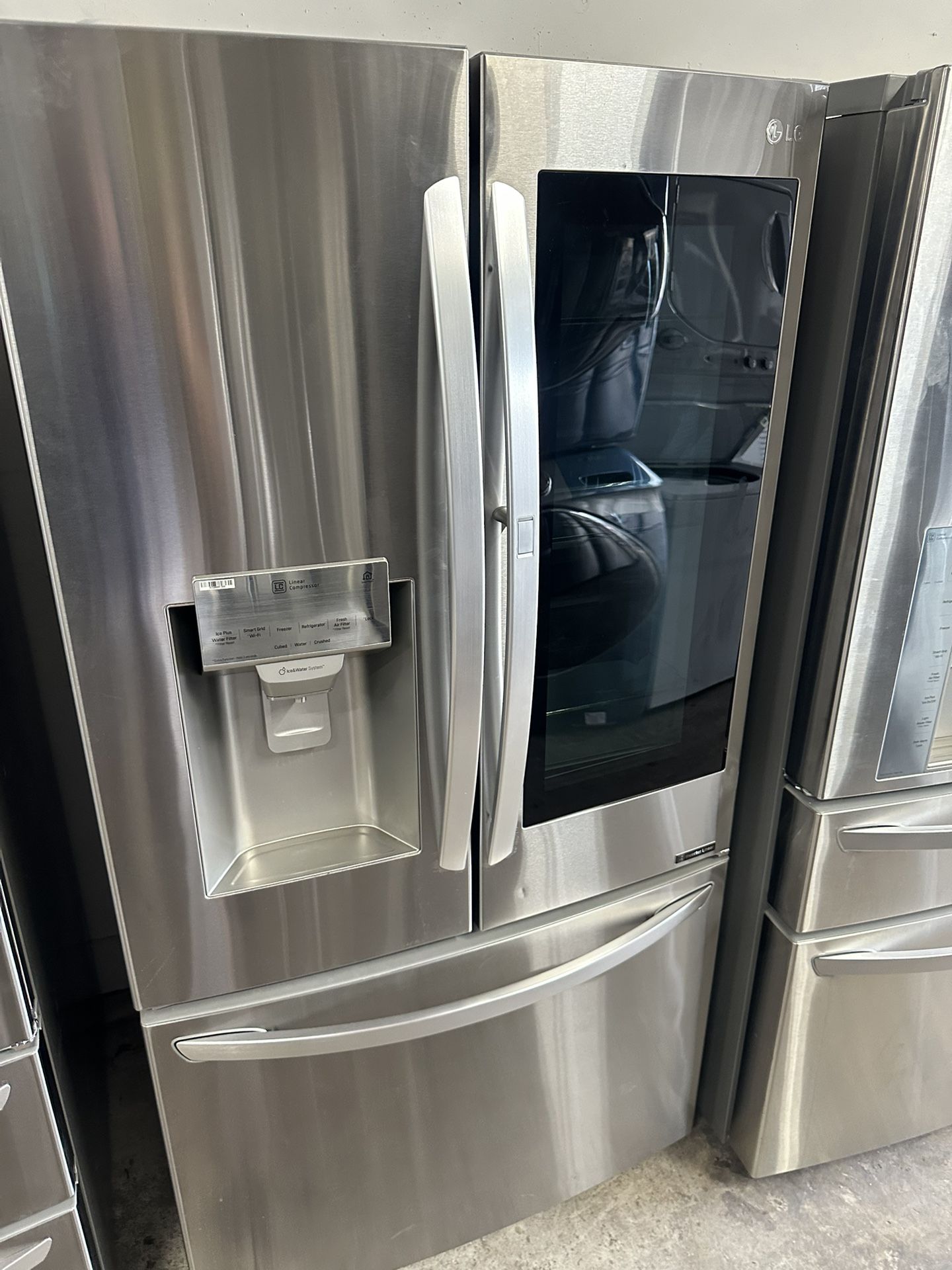 💯🌠LG Refrigerator Stainless Steel Nice Like New💯🌠