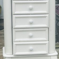 Armoire Jewelry. Chest And Organizer  7 Drawers  7 Inch Wide 41 Inches Tall