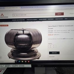Chimney cap for a woodstove Vacu-stack 6" TDW Air Cooled w/ 1" x 1" Screen