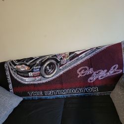 original Dale earnhardt the Intimidator. Blanket.new