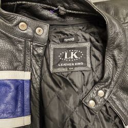 LK Leather Motorcycle Jacket 